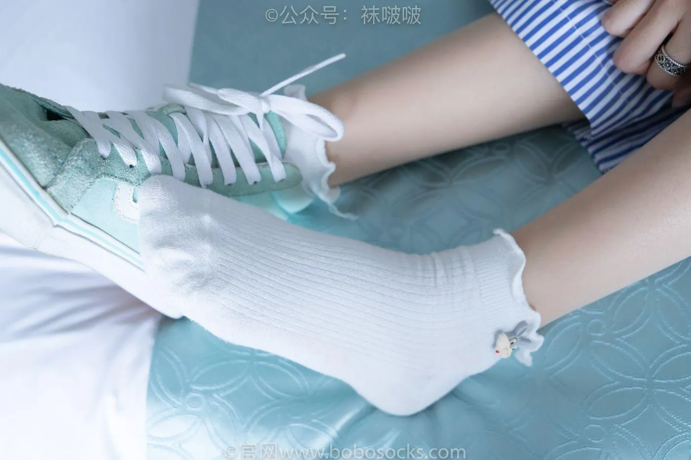 [BoBoSocks袜啵啵]NO.027 稚予- vans、白色棉袜、肉丝 [136P]插图9